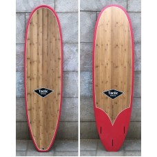 Tabla Surf Tactic Epoxy Bamboo EVO 7’0 Roja